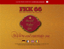 Tablet Screenshot of fkk66.com